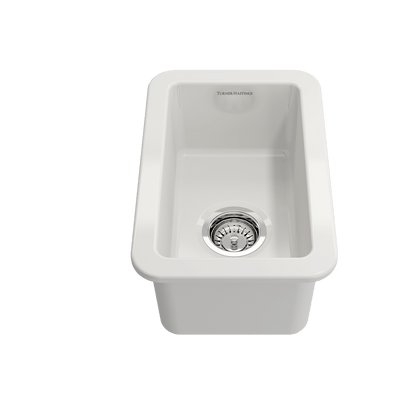Cuisine 30 x 46 Inset / Undermount Fine Fireclay Gloss White Sink