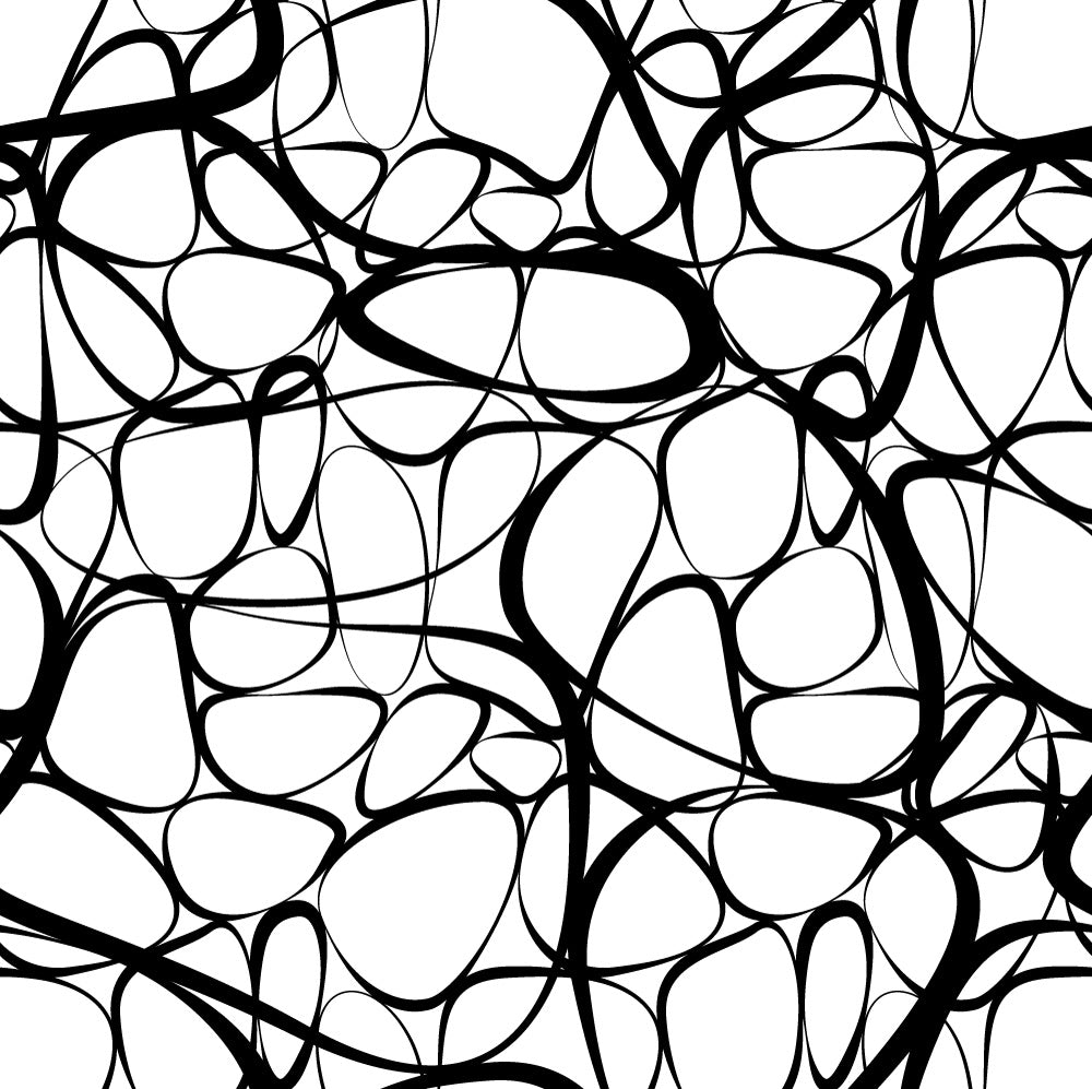 DECO - Up to 1200 x 2000 / TruClear+ with Black Pattern / L-Bracket Chrome