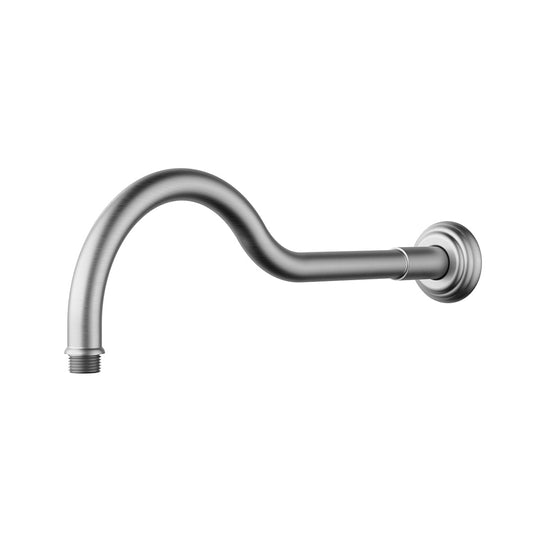 Clasico Shower Arm Horizontal 400mm - brushed-nickel