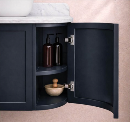 Evara 750mm Vanity with Real Marble Top & Ceramic Undercounter Basin