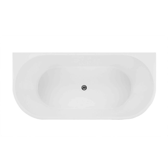 Verona 1700x800x580 Matte White Back to Wall Bathtub NF