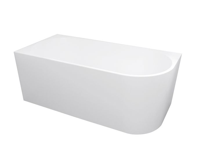 Left Corner 1700X800X600 Gloss White Bathtub NF