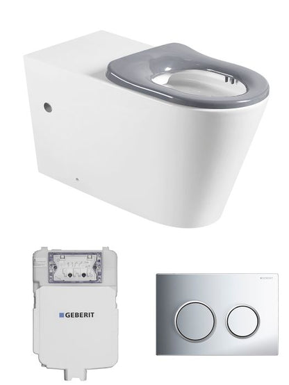 INSPIRE BELLA BACK TO WALL RIMLESS TOILET SUITE