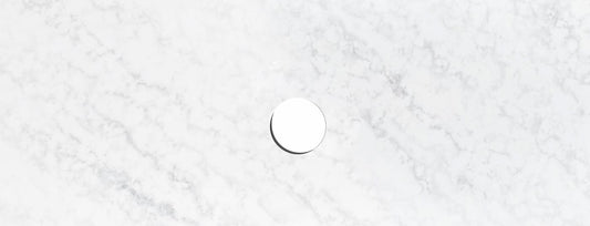 Solid Surface 1200x465x20 Cloudy Carrara Top