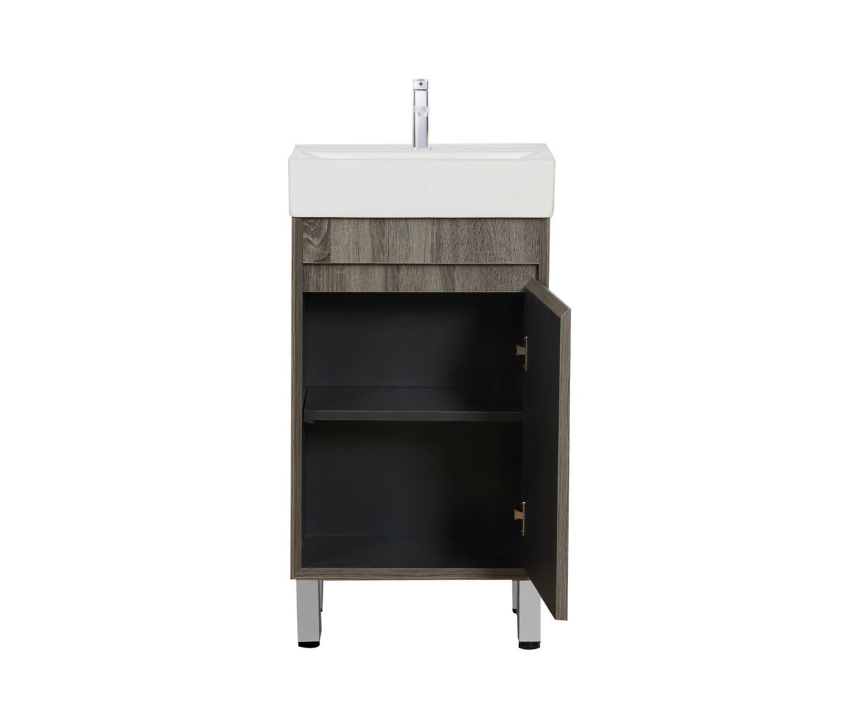 Maxio 450x320x850 Amazon Grey Cabinet with Drawer Leg (MDF)