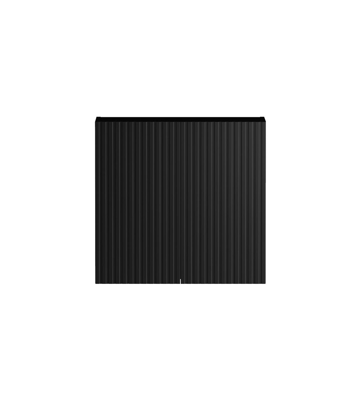 Marlo Laundry 630 Fluted Black Wall Cabinet