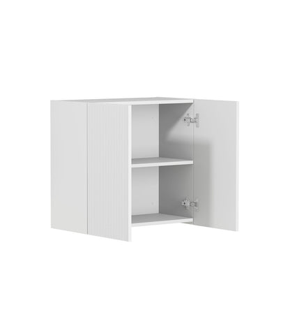 Bondi Fluted Laundry 630 White Wall Cabinet