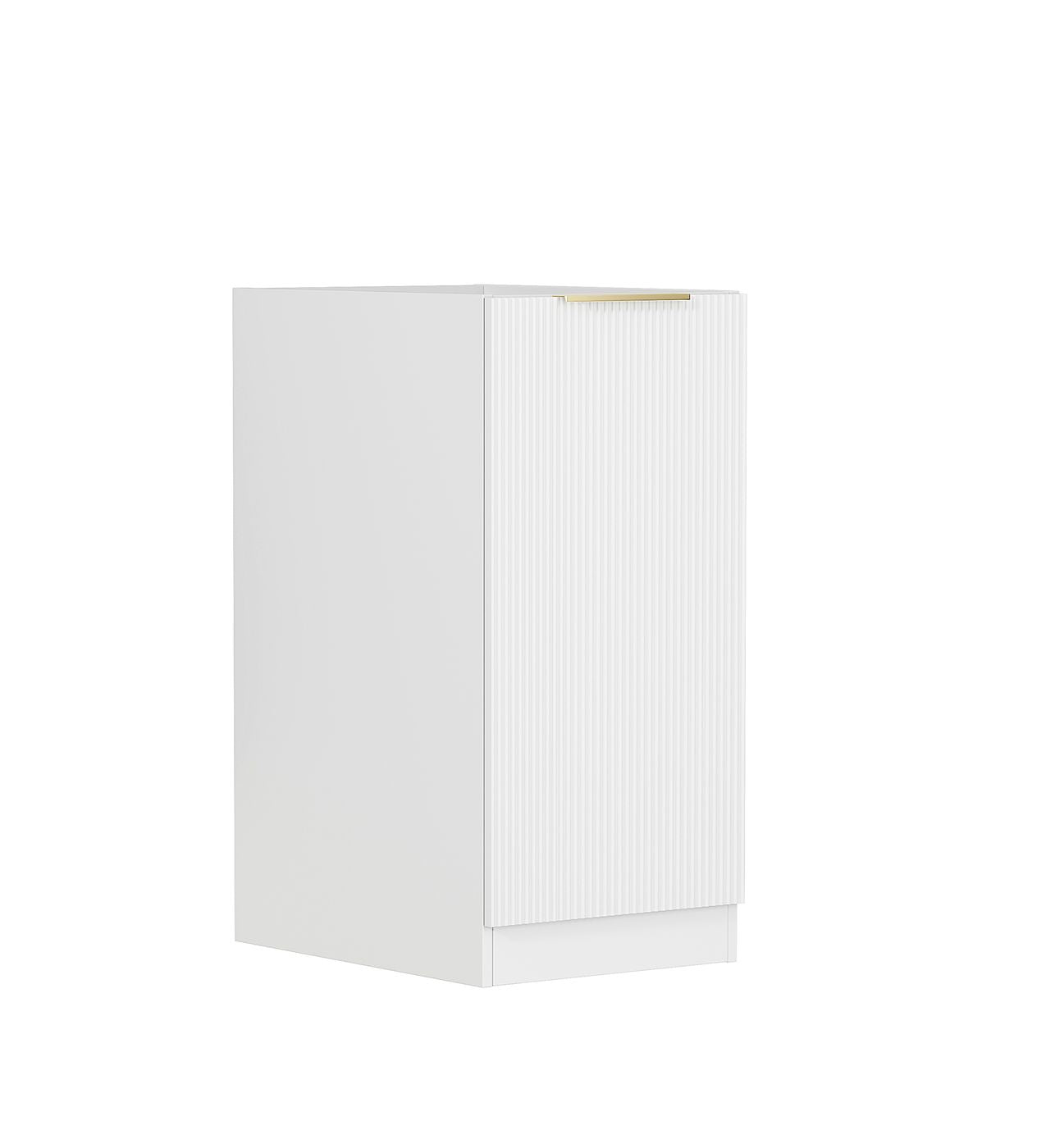 Bondi Fluted Laundry 415 White Base Cabinet