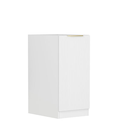 Bondi Fluted Laundry 415 White Base Cabinet