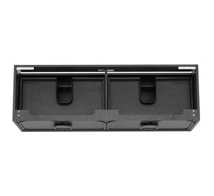 Laguna 1500mm Black American Oak Wall Hung Cabinet Only