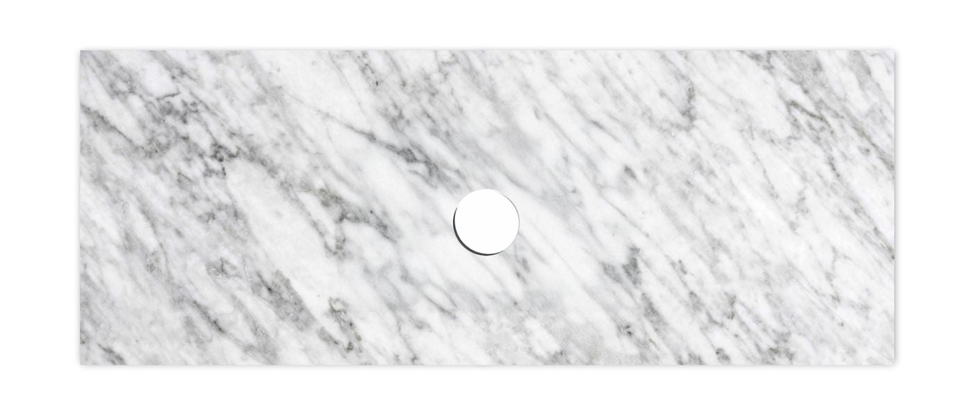 Natural Carrara Marble 1200x465x18 Top