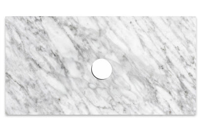 Natural Carrara Marble 900x465x18 Top