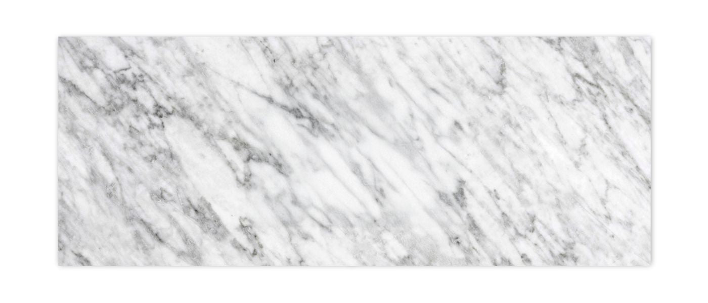 Natural Carrara Marble 1200x465x18 Top No Hole