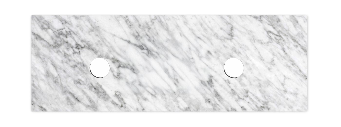 Natural Carrara Marble 1500x465x18 Top