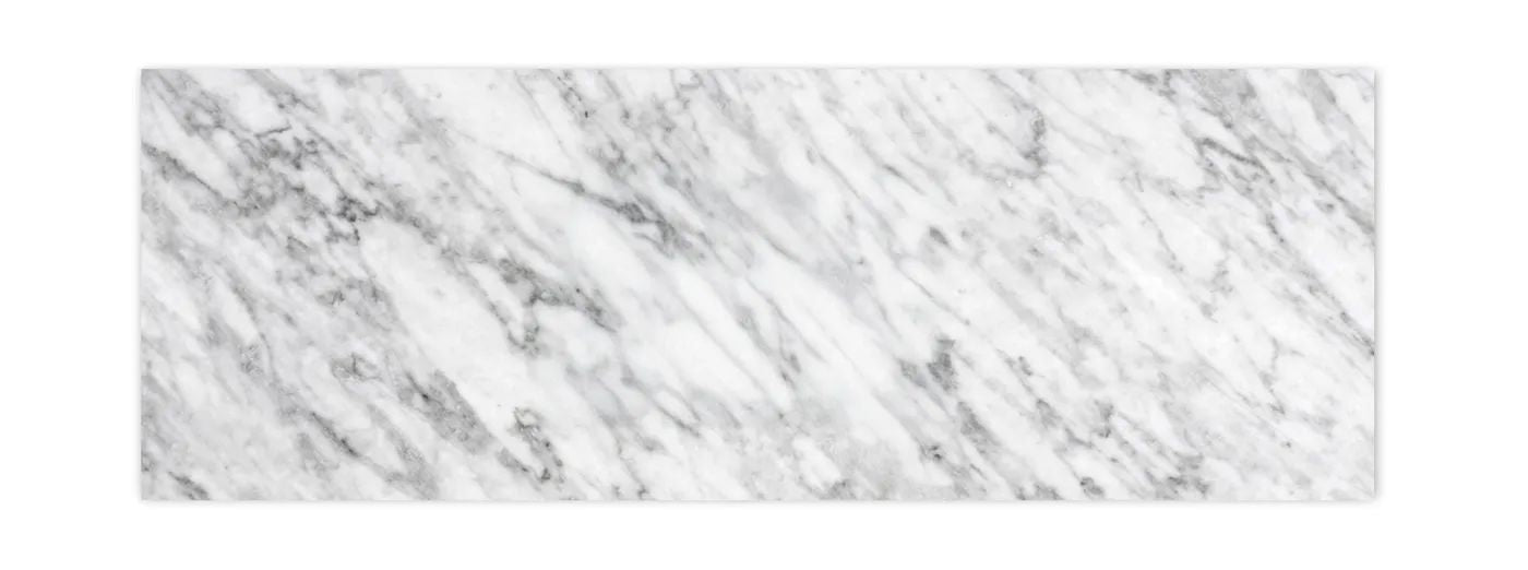 Natural Carrara Marble 1500x465x18 Top No Hole