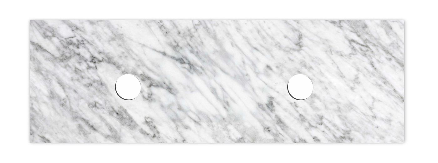 Natural Carrara Marble 1800x465x18 Top