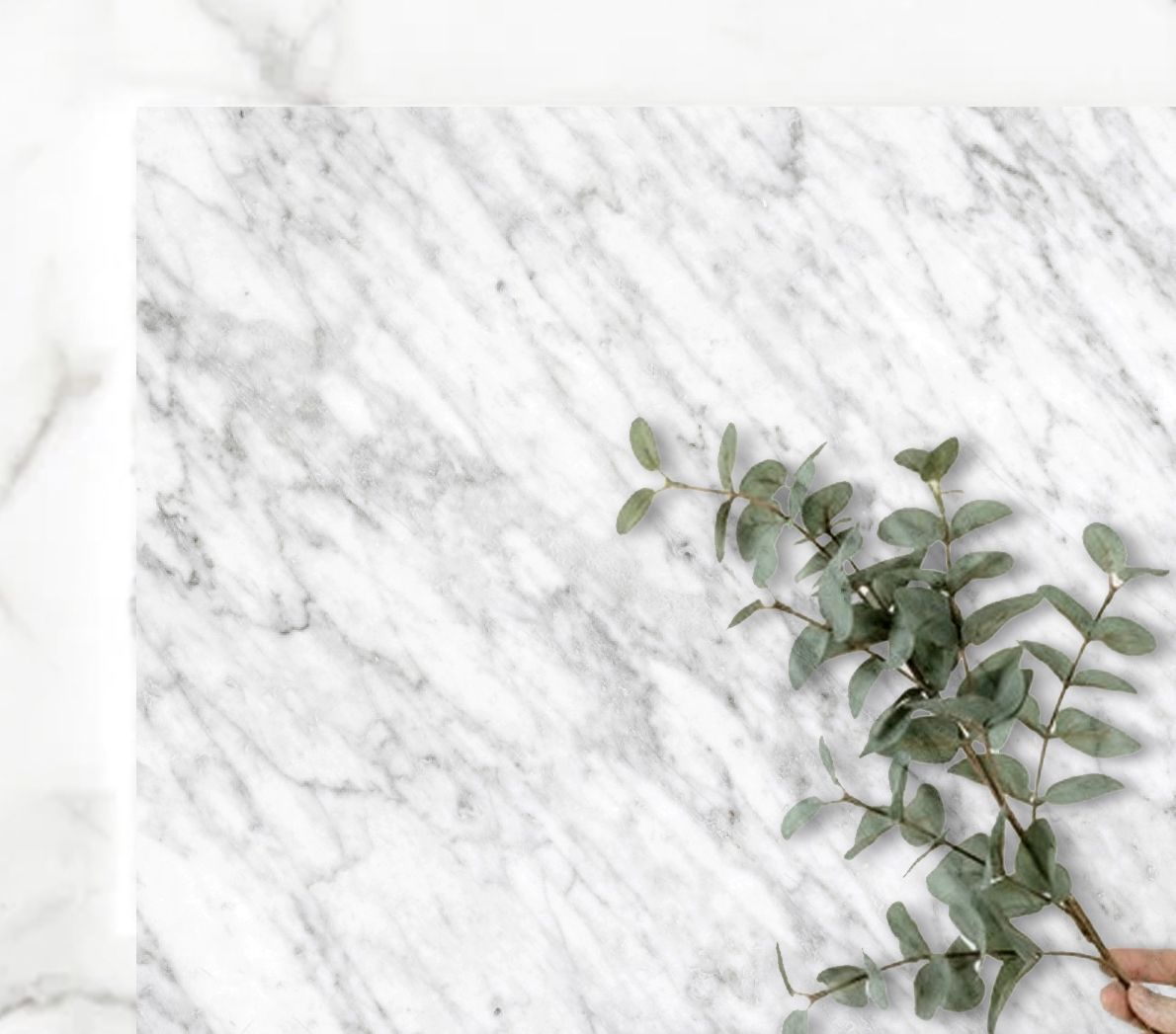 Natural Carrara Marble 1800x465x18 Top