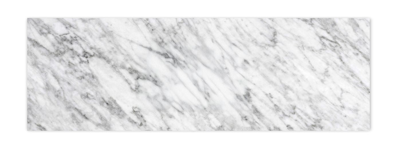 Natural Carrara Marble 1800x465x18 Top No Hole