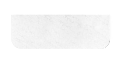 Bondi 1500x460x20 Solid Surface Cloudy Carrara Top No Hole
