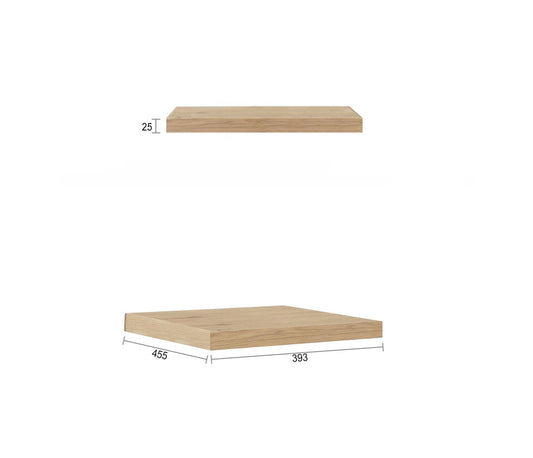 Byron 397X452x25 Natural Oak Leg Panel