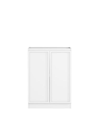 Hampshire White Base Laundry Cabinet with 1300mm Pure White Top