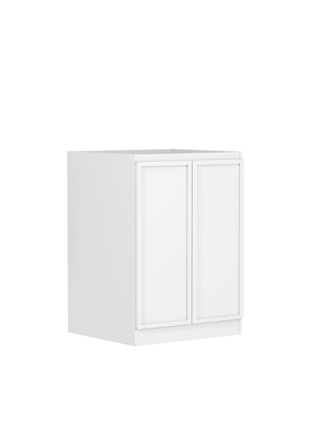 Hampshire White Base Laundry Cabinet with 1300mm Pure White Top