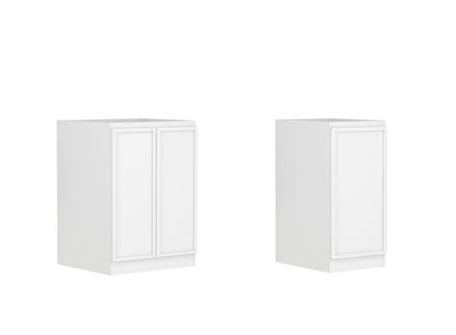 Hampshire White Base Laundry Cabinet with 1060mm Pure White Top