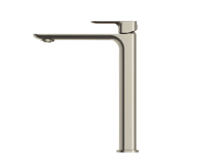Oskar Tall Basin Mixer Brushed Nickel