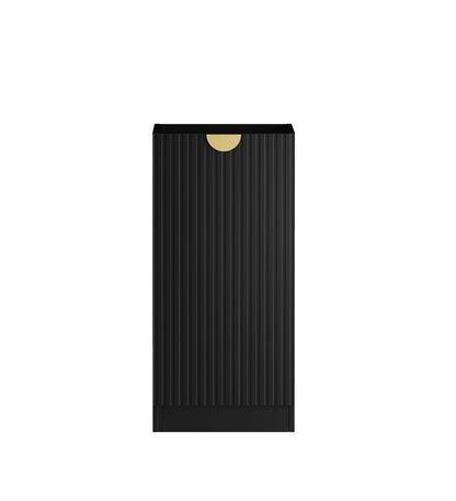 Marlo Fluted Laundry 415 Black Base Cabinet