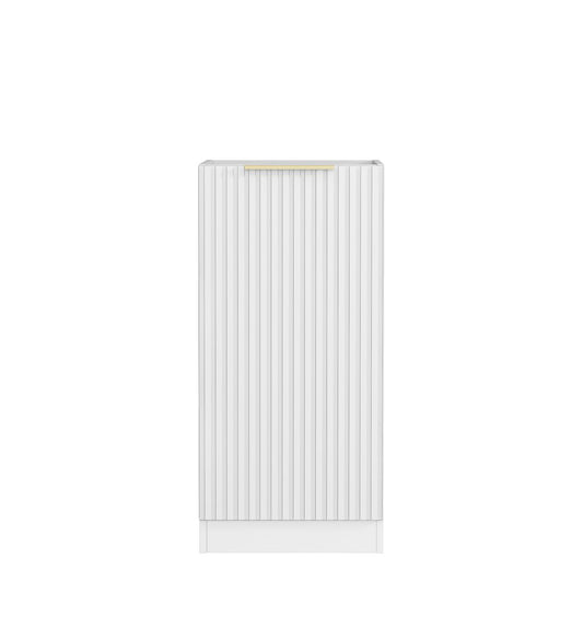 Noosa Fluted Laundry 415 White Base Cabinet