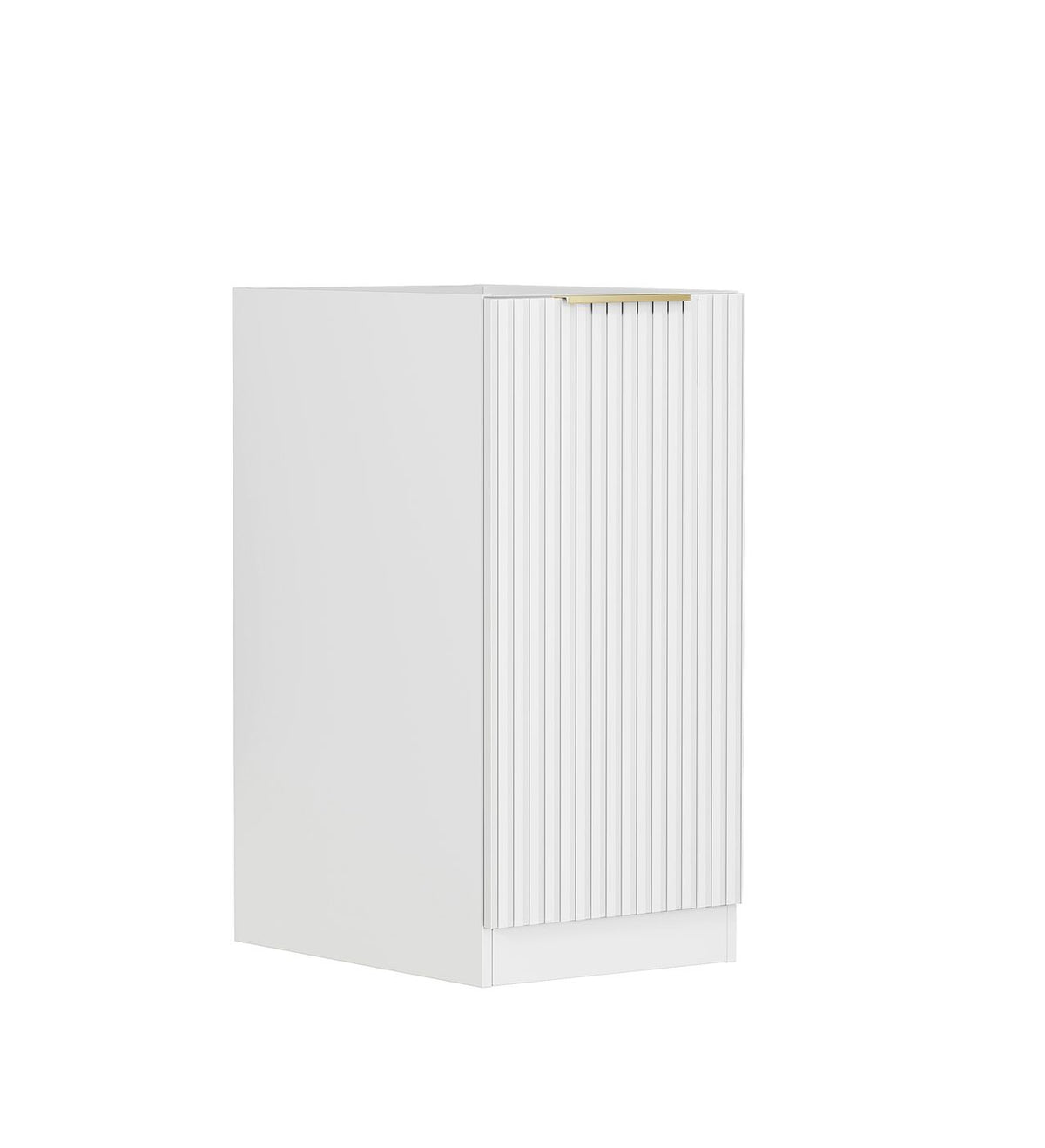 Noosa Fluted Laundry 415 White Base Cabinet