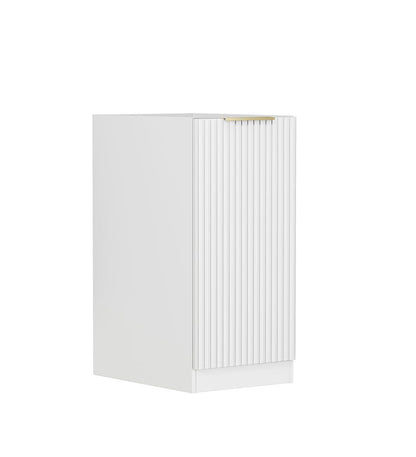 Noosa Fluted Laundry 415 White Base Cabinet