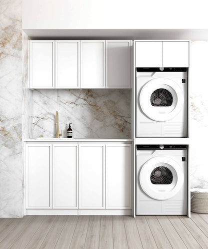Laundry Kit 1960C Hampshire White with Matte White Top