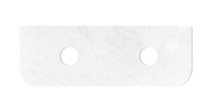 Bondi 1500x460x20 Solid Surface Cloudy Carrara Top