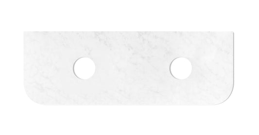 Bondi 1500x460x20 Solid Surface Cloudy Carrara Top