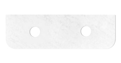 Bondi 1800x460x20 Solid Surface Cloudy Carrara Top