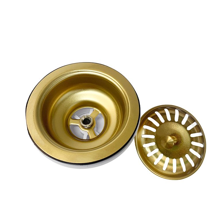 Sink Basket Waste Argent Gold