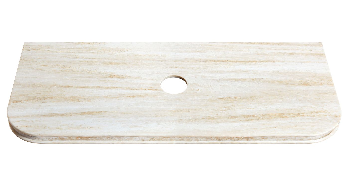 Havana English Edge 1200x500x50 Sand Dune Top