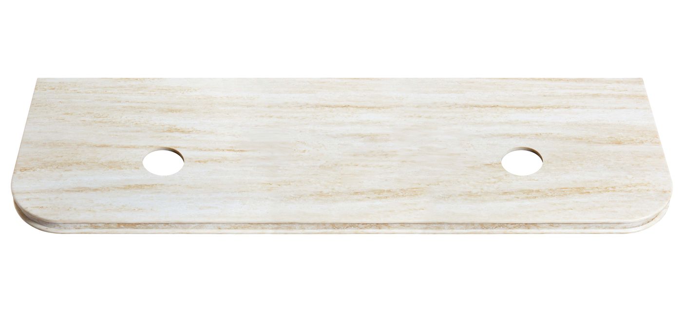 Bondi English Edge 1800x460x50 Sand Dune Top