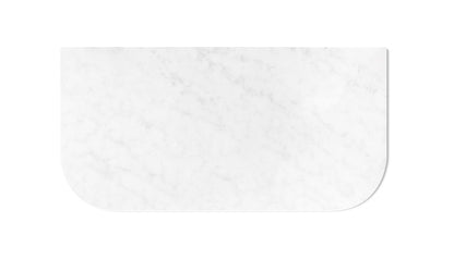 Bondi 900x460x20 Solid Surface Cloudy Carrara Top No Hole