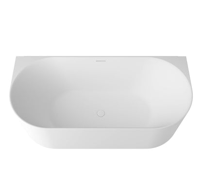 Attica Celine 1700 Matte White BTW Multi-fit Bath with Overflow