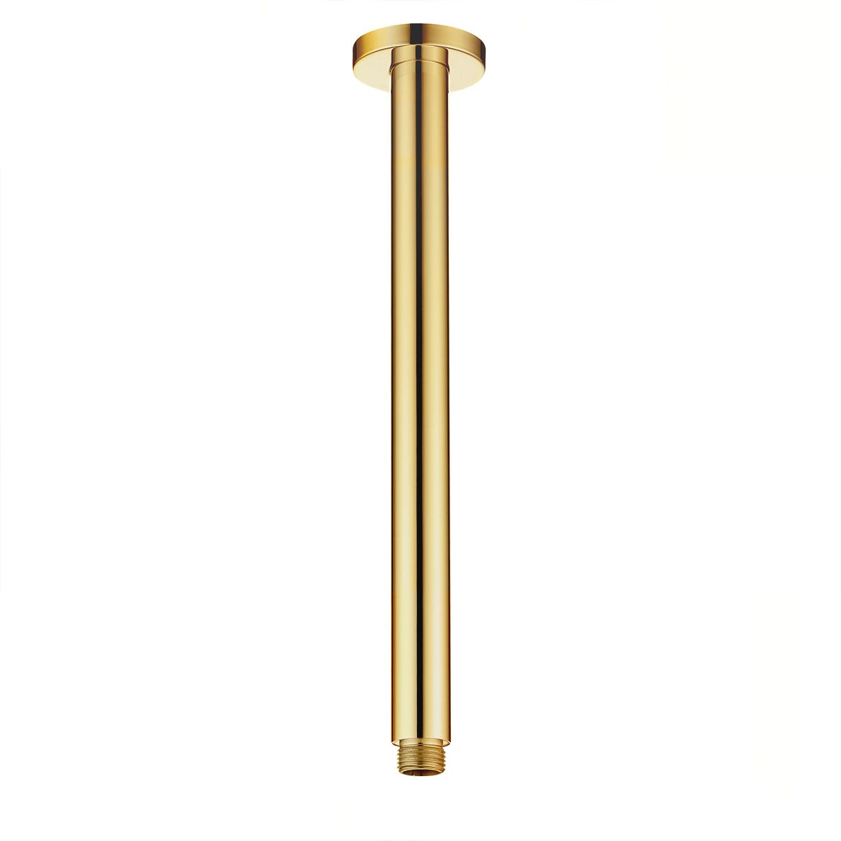 Vetto Ceiling Shower Arm Round 300mm Argent Gold