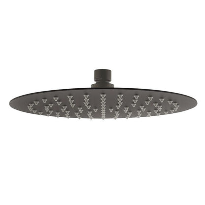 Vetto Shower Head Stainless Steel Round  300mm Gun Metal