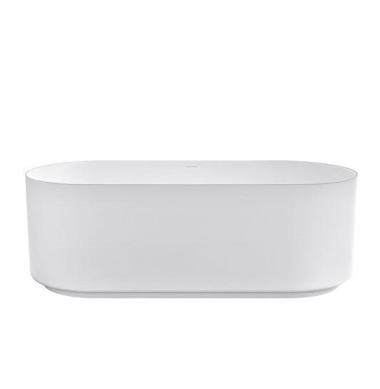 Attica Celine 1700 Matte White Bath with Overflow