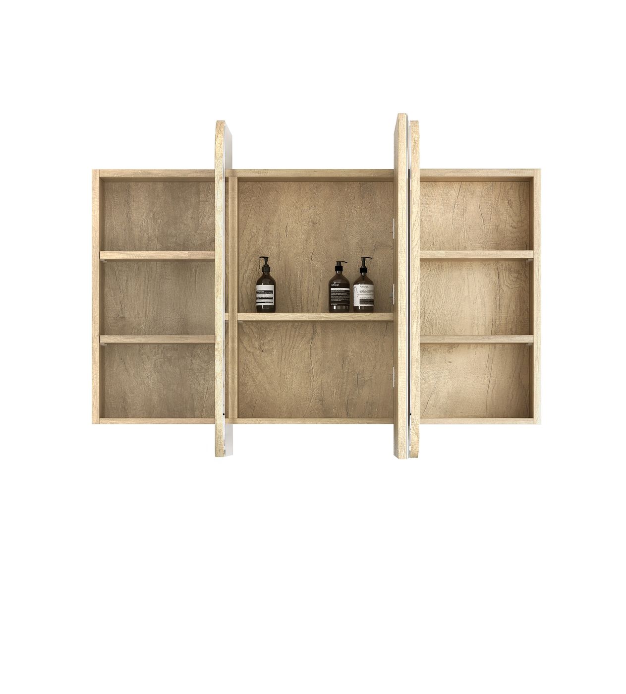 Newport 1200x750 Natural Oak Shaving Cabinet
