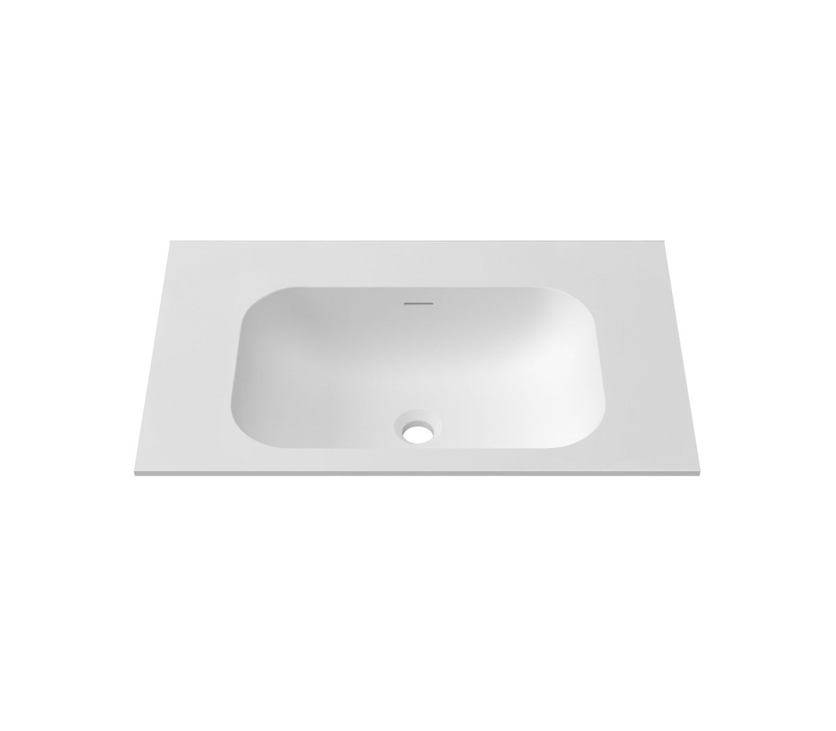 Chloe 750x465 Silk Matte White Top with Basin