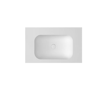 Chloe 750x465 Silk Matte White Top with Basin