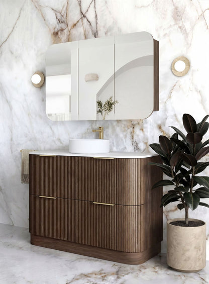 Havana 1200mm Sable Walnut Floorstanding Cabinet