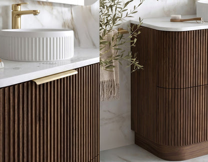 Havana 600mm Sable Walnut Floorstanding Cabinet