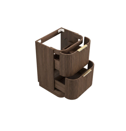 Havana 600mm Sable Walnut Floorstanding Cabinet